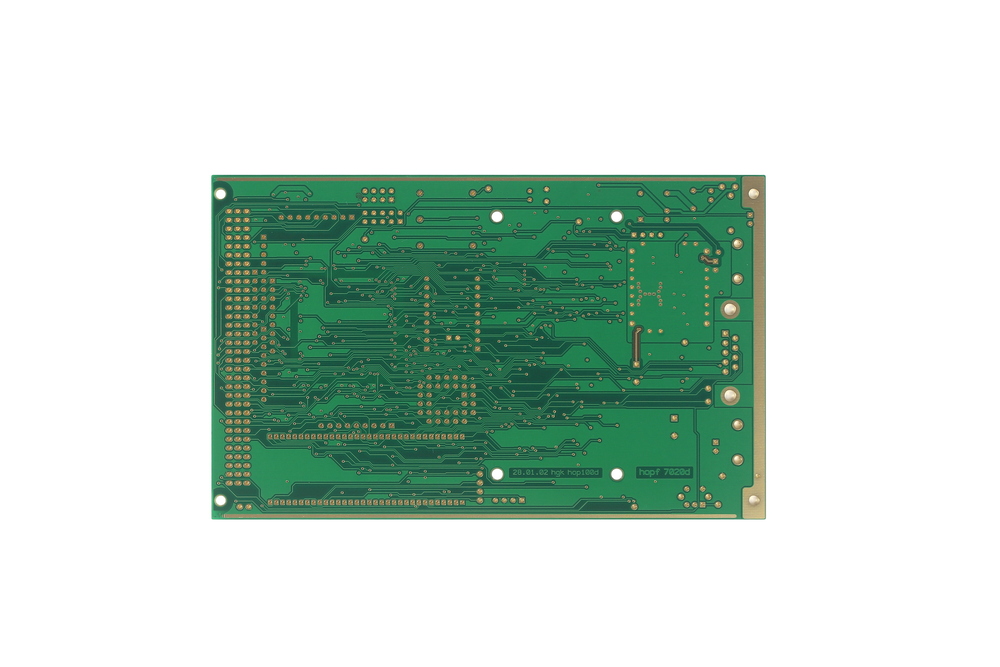Grüne 6-lagige, kantenplattierte Immersionsgold-Leiterplatte zur Industriekontrolle
