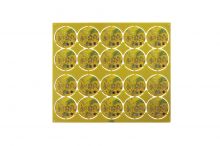 2 Layer Yellow PCB Board with 1oz Finished Copper Thickness