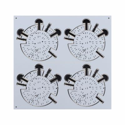 White & Black Double Side Depth-control PCB Board for Security Devices